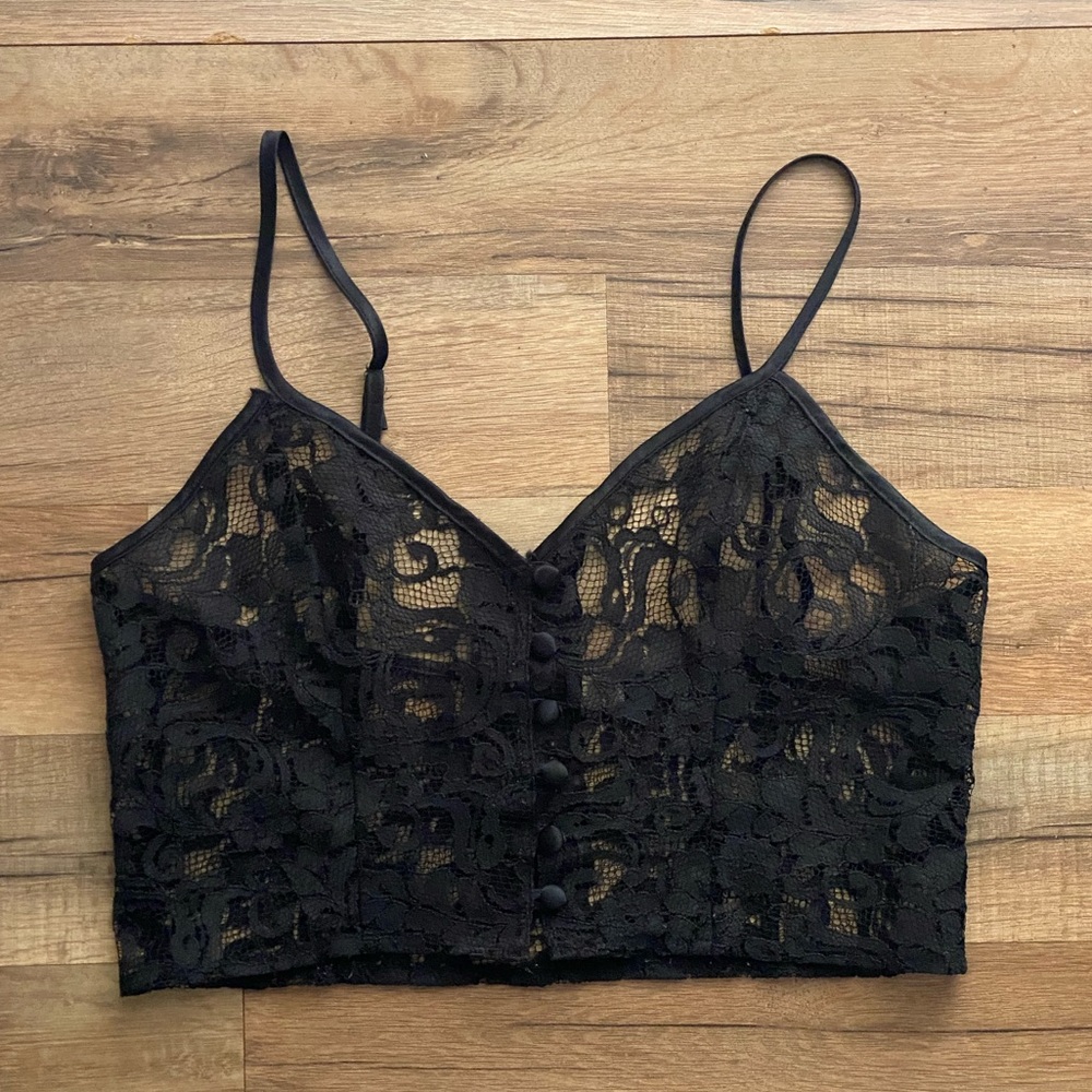 Vintage Victoria’s Secret Black Lace Bralette